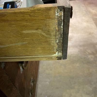 Mission Oak Arts & Crafts 2 Over 2 Dresser