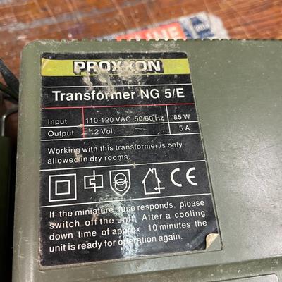 Proxxon Transformer NG 5/E Lot of 2