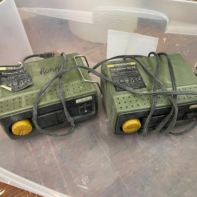 Proxxon Transformer NG 5/E Lot of 2