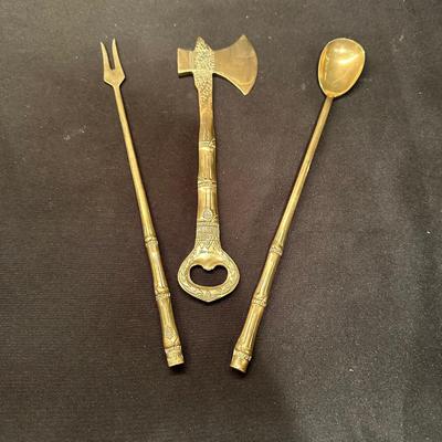 Thailand Bamboo Motif Bar Accessories (B-KL)