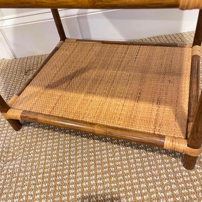 Woven Teacart, Side Table and Bin (BR-SS)