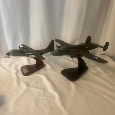 Collection of Military Desk Model Aircraft Planes (O-MG)