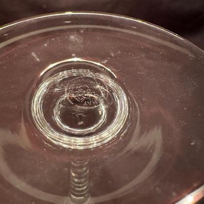 Eight Baccarat Crystal Wine Glasses (B-KL)