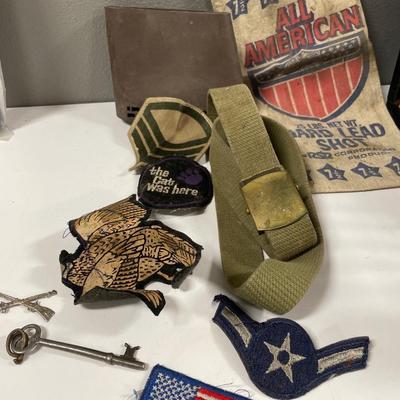 Ammunition boxes, gun patches, knob and more