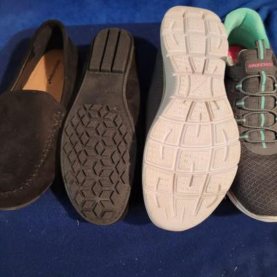 Comfortview Moccasins and Sketchers Sneakers
