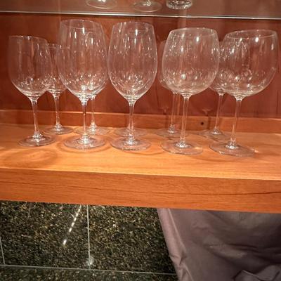 Reidel & Waterford Crystal Wine Glasses (B-KL)