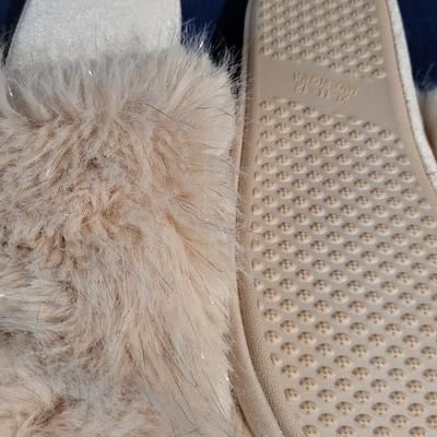 Fuzzy Glittery Slippers/Mules