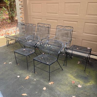 Six Piece Iron Patio Set (P-MG)
