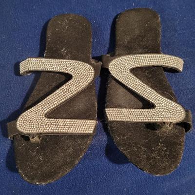 Thong Sandals with Sparkle