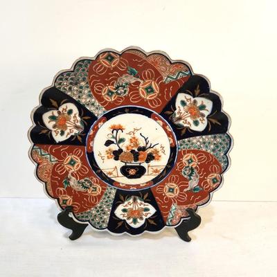 Lot #187  Lovely Large Antique Imari Plate
