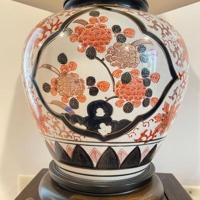 Two Cherry Blossom Tables & Ginger Jar Lamp (BR-SS)
