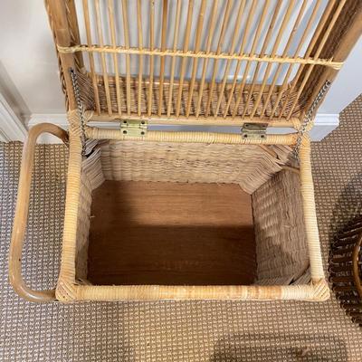 Woven Storage incl Tiered Rolling Hamper (BR-SS)