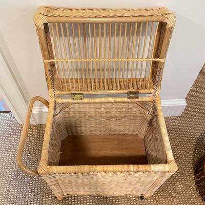 Woven Storage incl Tiered Rolling Hamper (BR-SS)