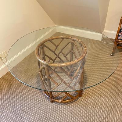 Bamboo Table with Four Chairs (BR-SS)