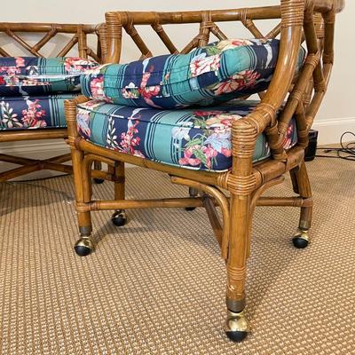 Bamboo Table with Four Chairs (BR-SS)