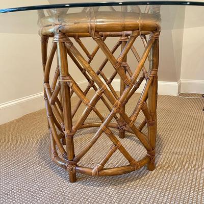 Bamboo Table with Four Chairs (BR-SS)