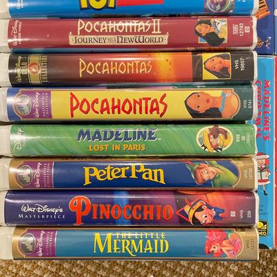 27 Childrenâ€™s Classic VHS Movies (BR-SS)