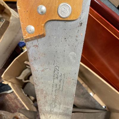 Vintage hand saws
