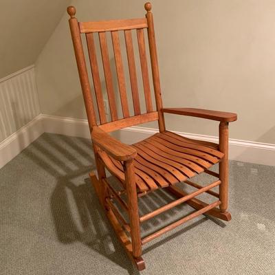 Solid Wood Rocking Chair (BR1-KW)
