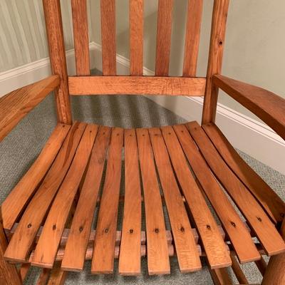 Solid Wood Rocking Chair (BR1-KW)