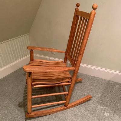 Solid Wood Rocking Chair (BR1-KW)