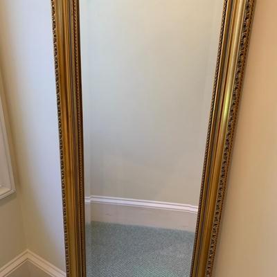 Gold Framed Full Length Mirror (UH-KW)