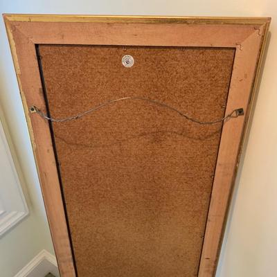 Gold Framed Full Length Mirror (UH-KW)