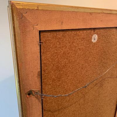 Gold Framed Full Length Mirror (UH-KW)