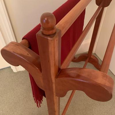 Carved Wood Quilt Rack (BR3-KW)