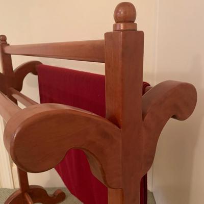 Carved Wood Quilt Rack (BR3-KW)