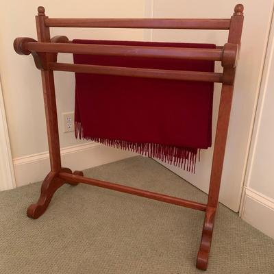 Carved Wood Quilt Rack (BR3-KW)