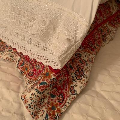 Queen Sheet Set with Matching Drapes (BR3-KW)