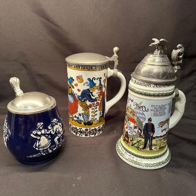 Collection of Beer Steins (B-KL)