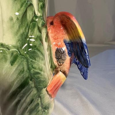 1986 Fitz & Floyd Parrot Vase (K-RG)