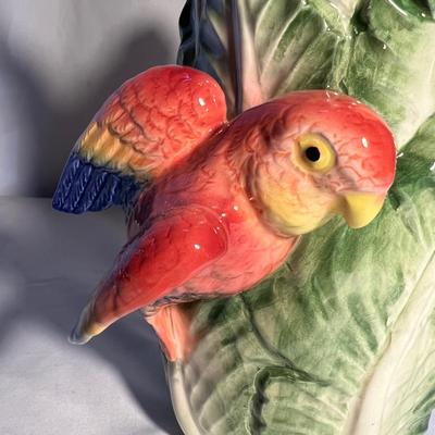 1986 Fitz & Floyd Parrot Vase (K-RG)