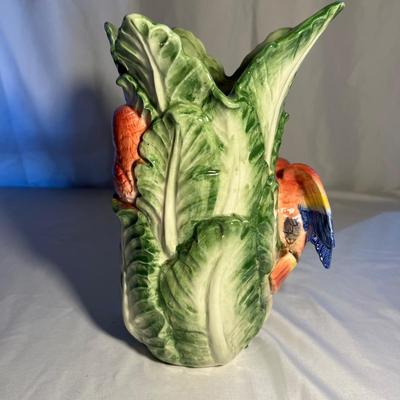 1986 Fitz & Floyd Parrot Vase (K-RG)