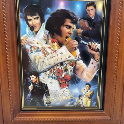 BRADFORD EXCHANGE ELVIS Clock with COA