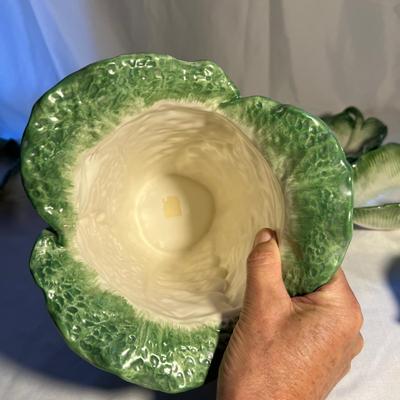 1989 Fitz & Floyd Vase Plus Appetizer Dishes (K-RG)