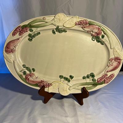 Fitz & Floyd Large Ironstone Platter, James Beard Cookbook & More (K-RG)