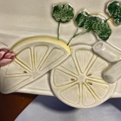 Fitz & Floyd Large Ironstone Platter, James Beard Cookbook & More (K-RG)