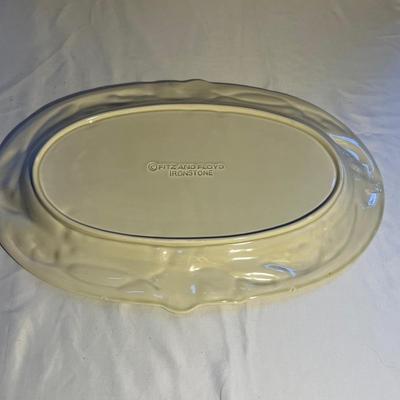 Fitz & Floyd Large Ironstone Platter, James Beard Cookbook & More (K-RG)