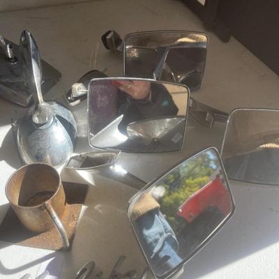 Vintage car mirrors