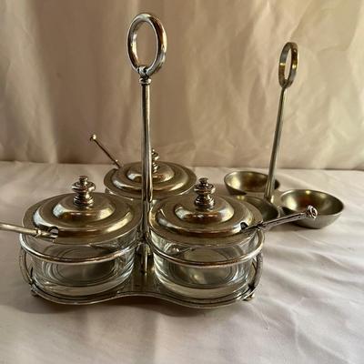 Pewter Condiment Servers (K-RG)