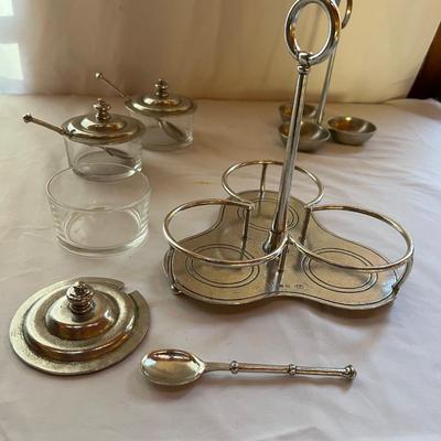 Pewter Condiment Servers (K-RG)