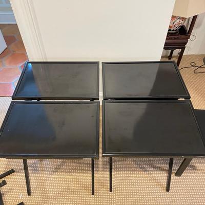 Black TV Table Set & Small Table (BR-SS)