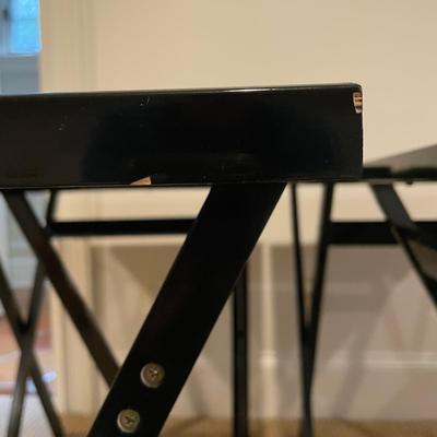 Black TV Table Set & Small Table (BR-SS)