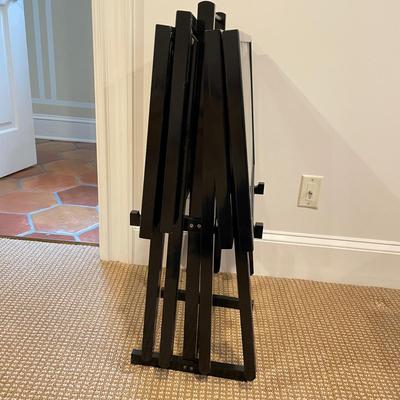 Black TV Table Set & Small Table (BR-SS)
