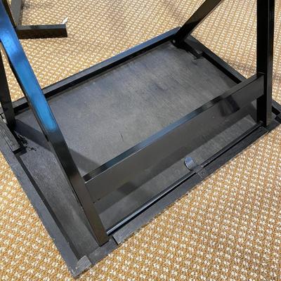 Black TV Table Set & Small Table (BR-SS)