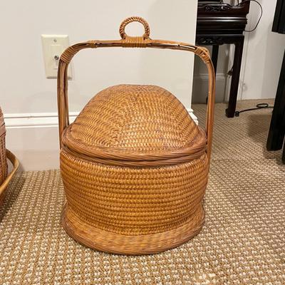 Three Lidded Baskets (BR-SS)