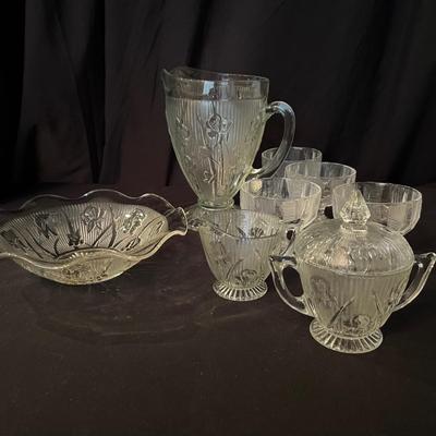 Jeanette Depression Era and Herringbone Glass Plus More (K-RG)